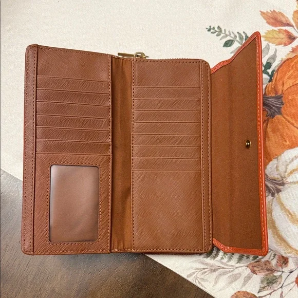Fossil Women's Bold Orange Tote and Wallet ❤️FINAL SALE❤️ - Picture 8 of 9